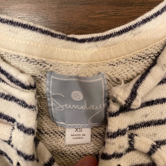 Sunday Striped Cotton Dress Size XS - Picture 2 of 4